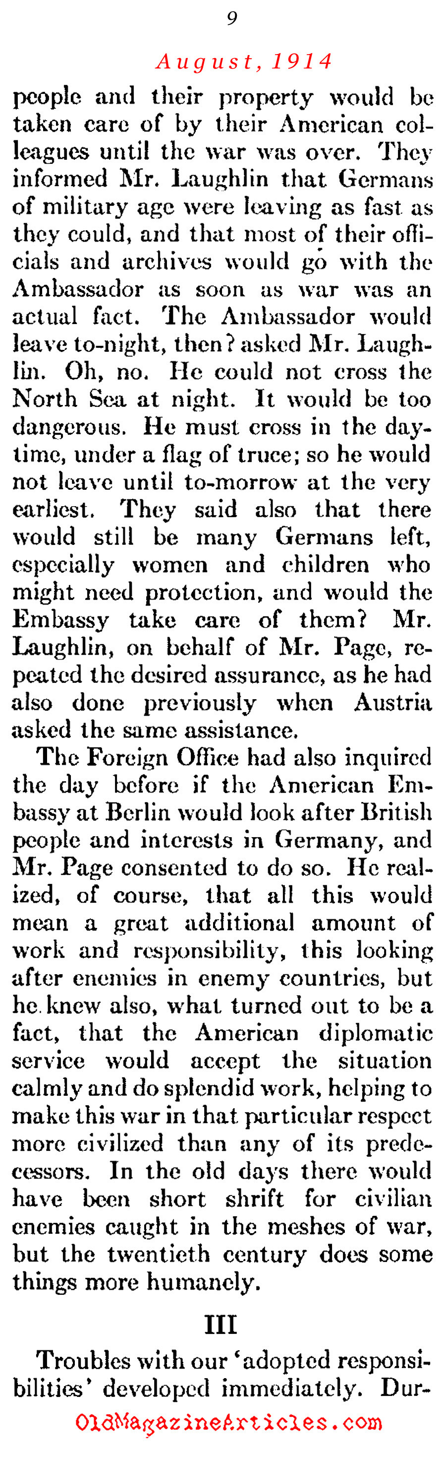 What the Stenographer Saw... (Atlantic Monthly, 1930)